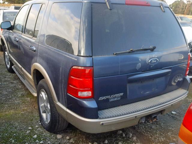 1FMDU74E05UA14643 - 2005 FORD EXPLORER E BLUE photo 3