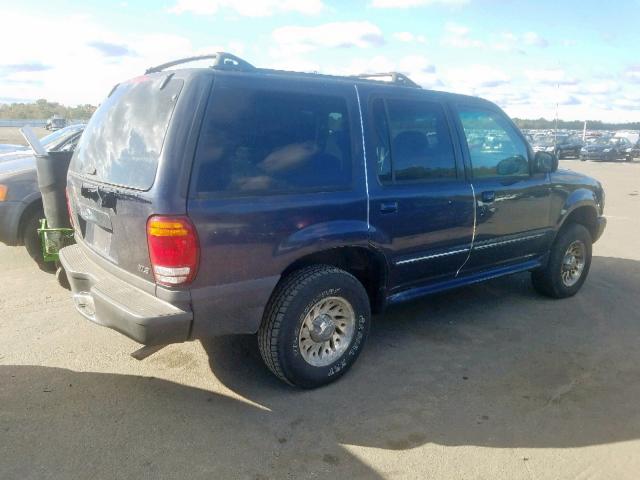 1FMZU72X4YUB30362 - 2000 FORD EXPLORER X BLUE photo 4