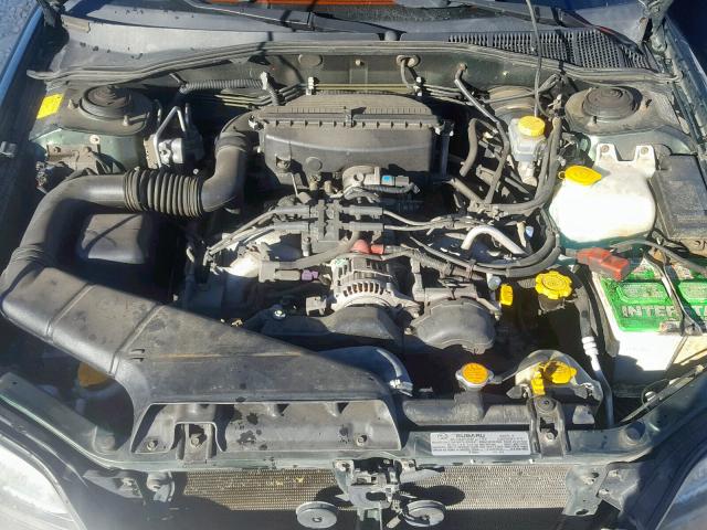 4S3BH6759Y7664600 - 2000 SUBARU LEGACY OUT GREEN photo 7