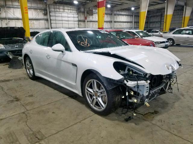 WP0AB2A79DL061034 - 2013 PORSCHE PANAMERA S WHITE photo 1