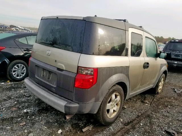 5J6YH28543L017937 - 2003 HONDA ELEMENT EX TAN photo 4