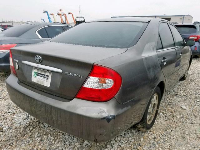 4T1BE32K04U874675 - 2004 TOYOTA CAMRY LE GRAY photo 4