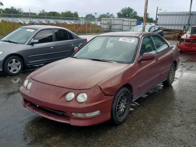 JH4DB7653YS003917 - 2000 ACURA INTEGRA LS RED photo 2