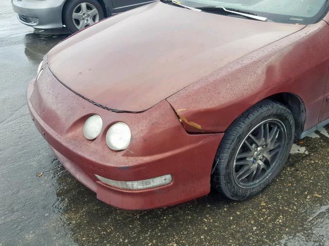 JH4DB7653YS003917 - 2000 ACURA INTEGRA LS RED photo 9