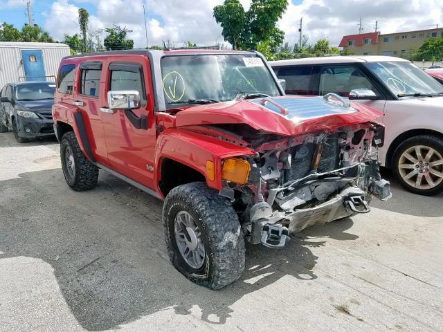 5GTDN136168102399 - 2006 HUMMER H3 RED photo 1