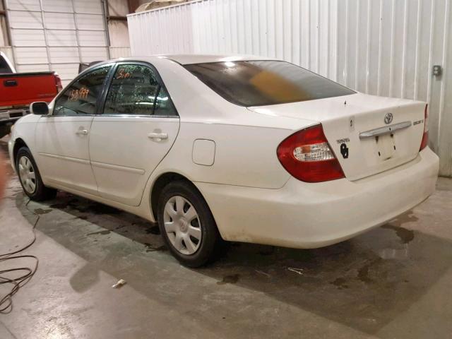 4T1BE32K43U186242 - 2003 TOYOTA CAMRY LE WHITE photo 3
