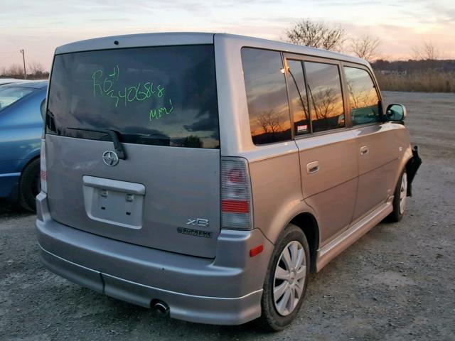 JTLKT324850203974 - 2005 TOYOTA SCION XB Boz foto 4