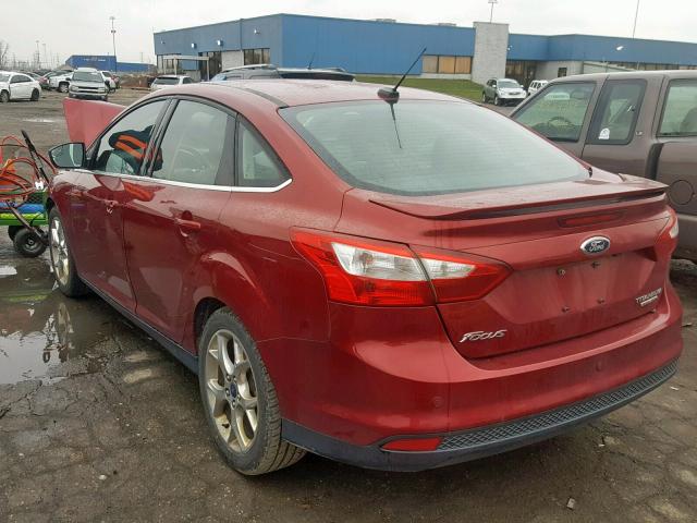 1FADP3J25DL130851 - 2013 FORD FOCUS TITA RED photo 3