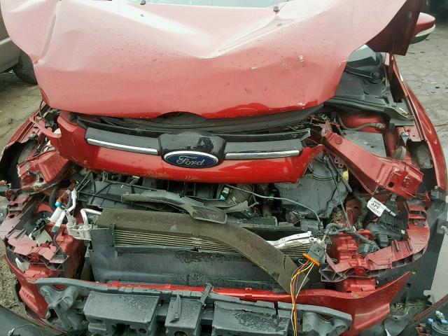 1FADP3J25DL130851 - 2013 FORD FOCUS TITA RED photo 7