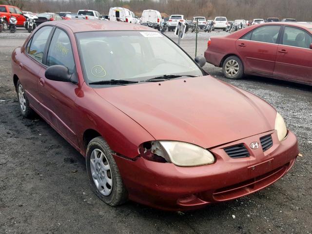 KMHJF25F9XU877516 - 1999 HYUNDAI ELANTRA BA MAROON photo 1