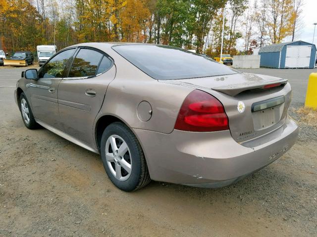 2G2WP552471136616 - 2007 PONTIAC GRAND PRIX BROWN photo 3
