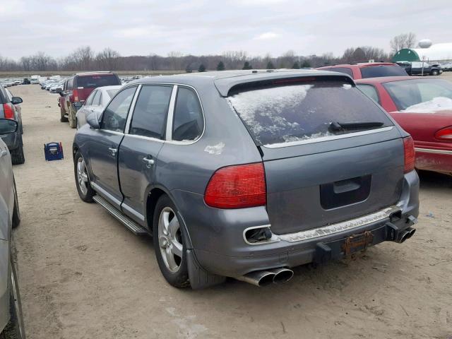 WP1AC29P74LA91634 - 2004 PORSCHE CAYENNE TU GRAY photo 3