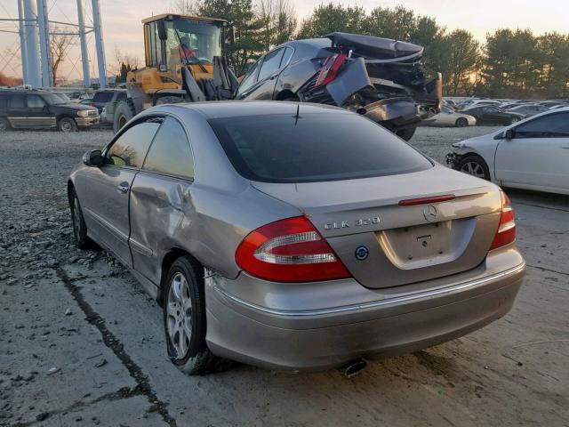 WDBTJ65J14F089769 - 2004 MERCEDES-BENZ CLK 320C GOLD photo 3