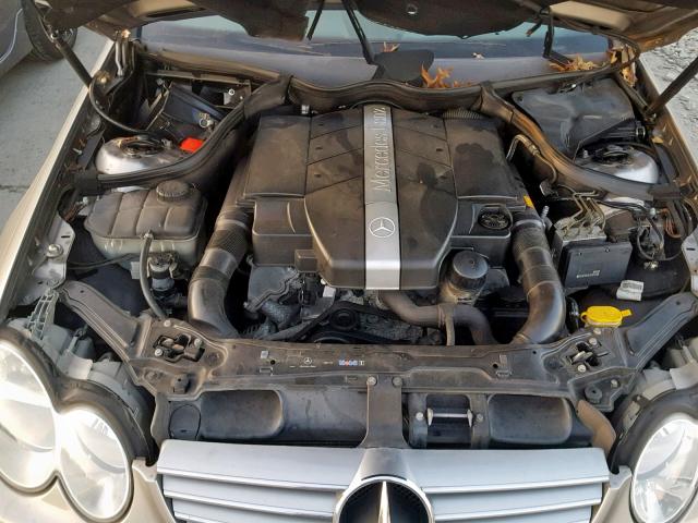 WDBTJ65J14F089769 - 2004 MERCEDES-BENZ CLK 320C GOLD photo 7