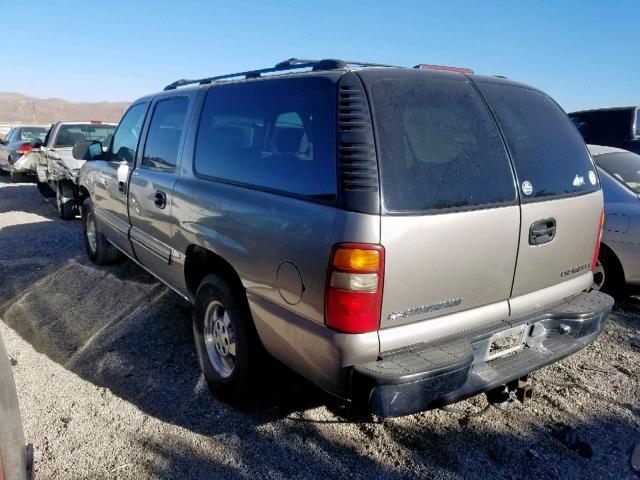 3GNFK16T71G180772 - 2001 CHEVROLET SUBURBAN K BROWN photo 3