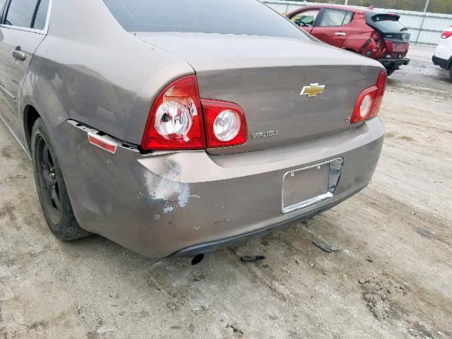 1G1ZH57B38F227883 - 2008 CHEVROLET MALIBU 1LT 灰色 照片 9