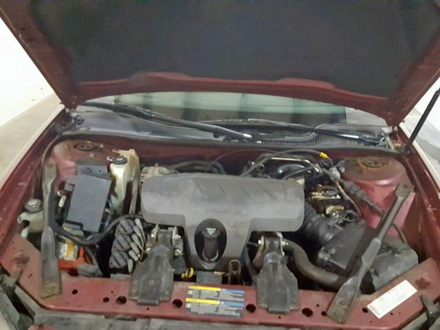 2G2WP552761120716 - 2006 PONTIAC GRAND PRIX წითელი ფოტო 7