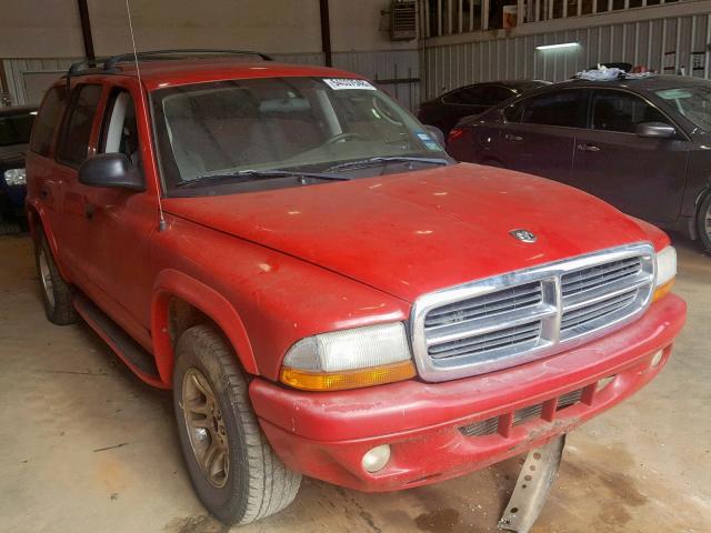 1D4HR48N13F602412 - 2003 DODGE DURANGO SL RED photo 1