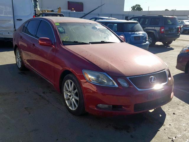 JTHBH96S865031716 - 2006 LEXUS GS 300 RED photo 1