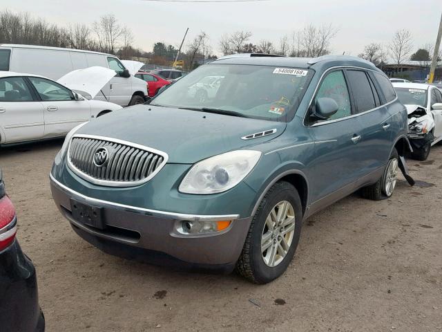 5GAER13D79J171840 - 2009 BUICK ENCLAVE CX GREEN photo 2