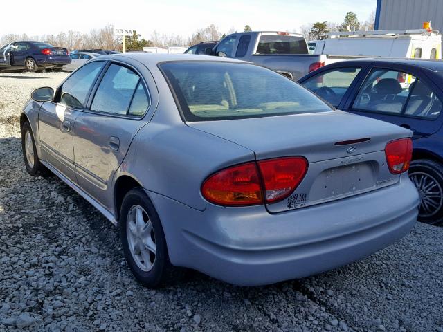 1G3NL52E2YC434790 - 2000 OLDSMOBILE ALERO GL SILVER photo 3