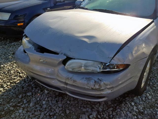 1G3NL52E2YC434790 - 2000 OLDSMOBILE ALERO GL SILVER photo 9