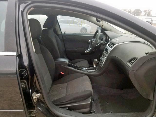 1G1ZC5E04CF315267 - 2012 CHEVROLET MALIBU 1LT BLACK photo 5