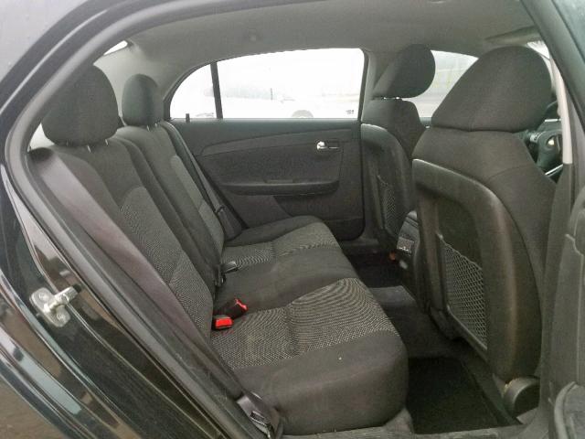 1G1ZC5E04CF315267 - 2012 CHEVROLET MALIBU 1LT BLACK photo 6