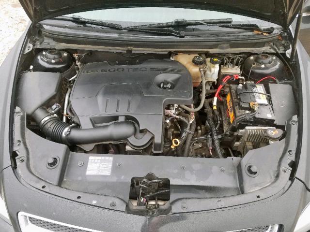 1G1ZC5E04CF315267 - 2012 CHEVROLET MALIBU 1LT BLACK photo 7