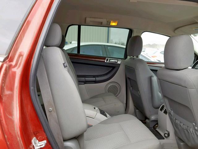 2A8GM68X37R363988 - 2007 CHRYSLER PACIFICA T RED photo 6