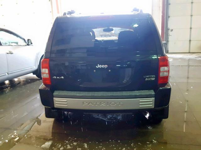 1J8FF48W38D619746 - 2008 JEEP PATRIOT LI BLACK photo 10