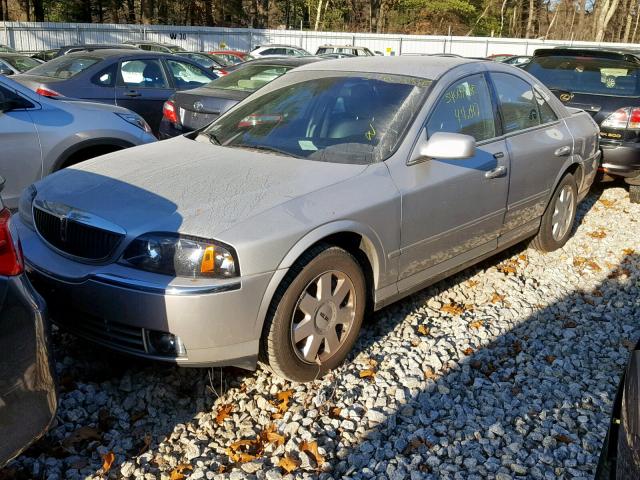 1LNHM86S04Y681004 - 2004 LINCOLN LS SILVER photo 2