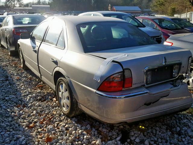 1LNHM86S04Y681004 - 2004 LINCOLN LS SILVER photo 3