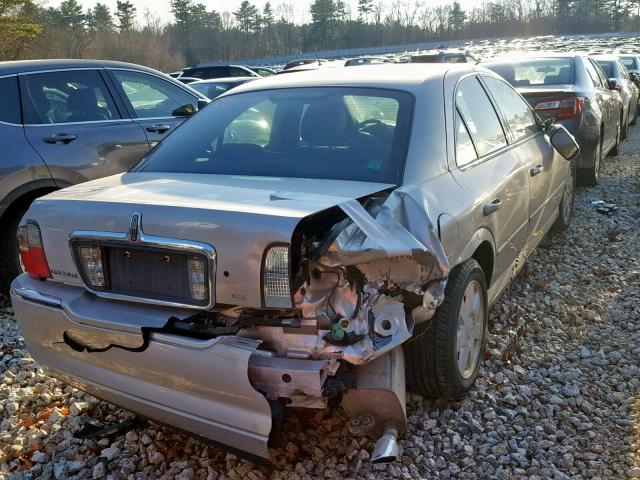 1LNHM86S04Y681004 - 2004 LINCOLN LS SILVER photo 4