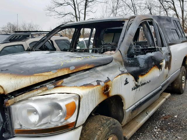 1D7KS28C76J208432 - 2006 DODGE PICKUP BURN photo 10