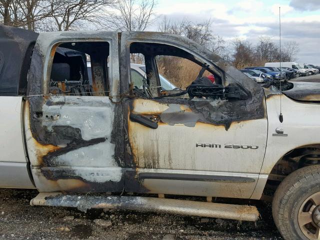 1D7KS28C76J208432 - 2006 DODGE PICKUP BURN photo 9