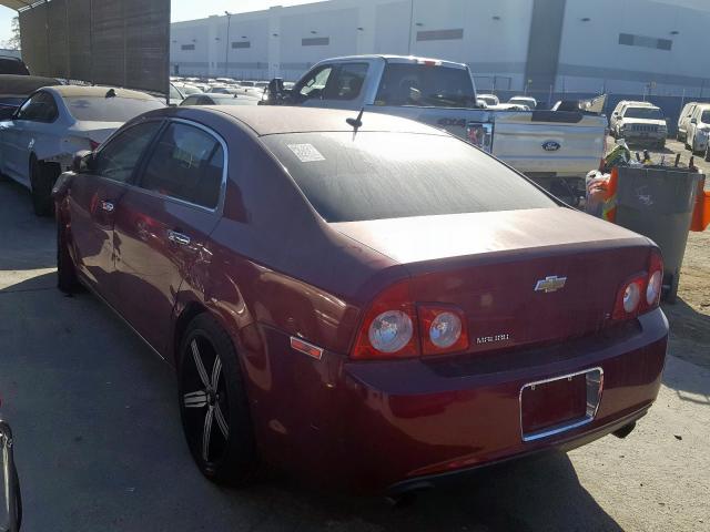 1G1ZK57798F189668 - 2008 CHEVROLET MALIBU LTZ წითელი ფოტო 3