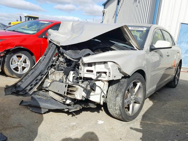 1G1ZC5EU4BF292557 - 2011 CHEVROLET MALIBU 1LT BEIGE photo 2