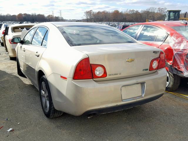1G1ZC5EU4BF292557 - 2011 CHEVROLET MALIBU 1LT BEIGE photo 3
