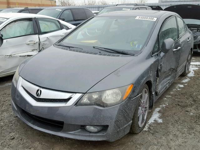 2HHFD5F72AH201165 - 2010 ACURA CSX TECHNO GRAY photo 2