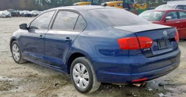 3VWLL7AJ2BM061450 - 2011 VOLKSWAGEN JETTA TDI BLUE photo 3