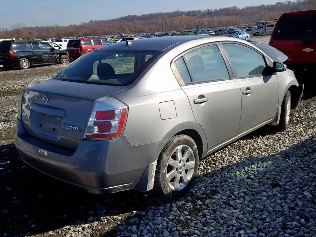 3N1AB61E27L620621 - 2007 NISSAN SENTRA 2.0 SILVER photo 4