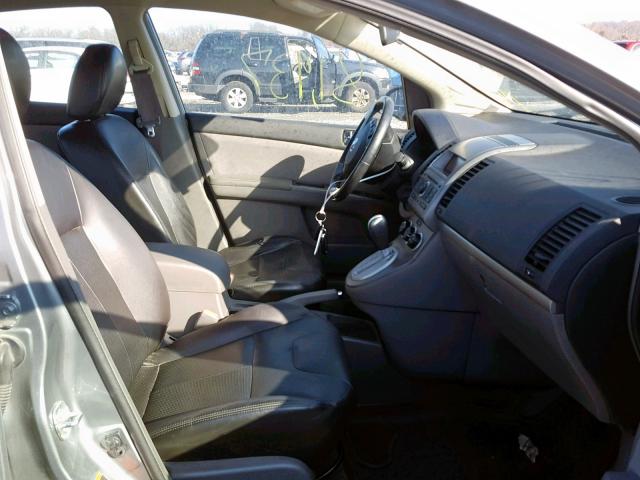 3N1AB61E27L620621 - 2007 NISSAN SENTRA 2.0 SILVER photo 5