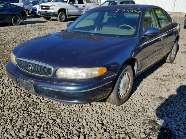 2G4WS52J2Y1148671 - 2000 BUICK CENTURY CU BLUE photo 2