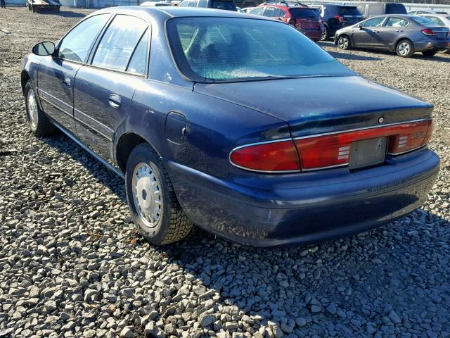 2G4WS52J2Y1148671 - 2000 BUICK CENTURY CU BLUE photo 3