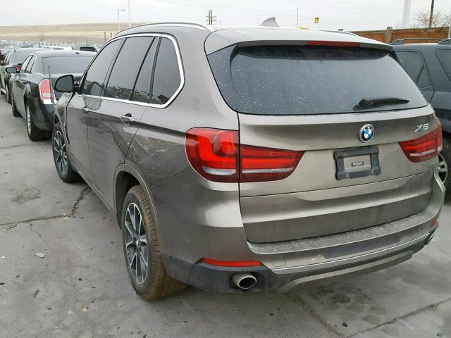 5UXKR0C55H0U50436 - 2017 BMW X5 XDRIVE3 BROWN photo 3