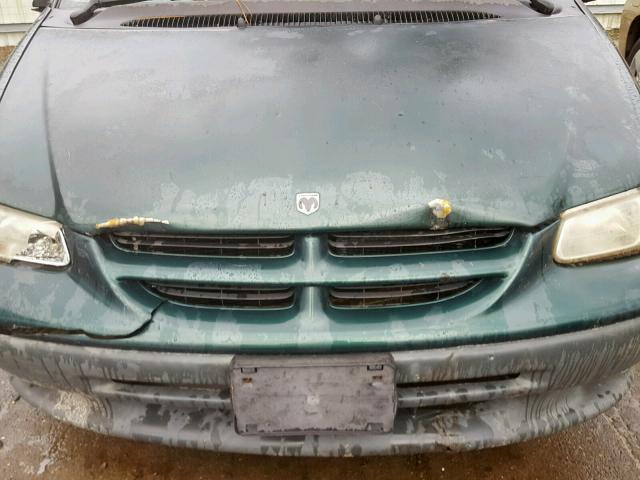 2B4GP24G2XR138066 - 1999 DODGE GRAND CARA GREEN photo 9