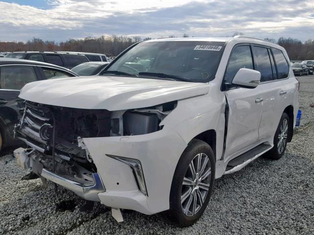 JTJHY7AX8G4208319 - 2016 LEXUS LX 570 WHITE photo 2