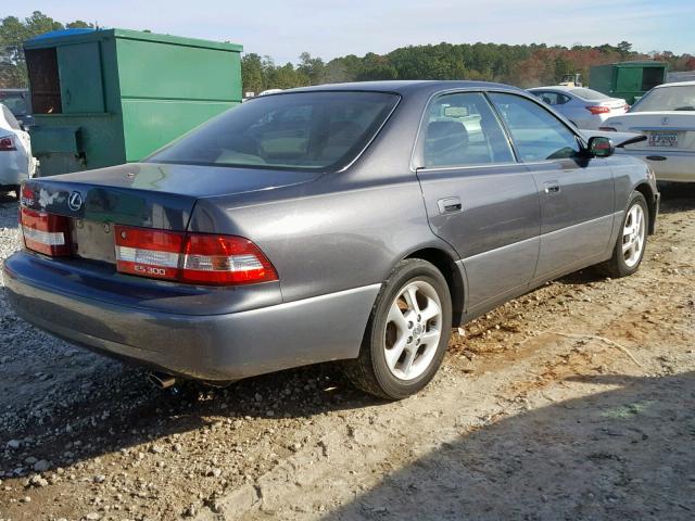 JT8BF28G710328875 - 2001 LEXUS ES 300 GRAY photo 4