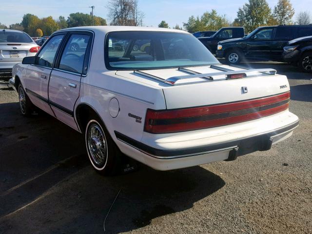 3G4AH54NXLS621903 - 1990 BUICK CENTURY CU WHITE photo 3